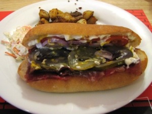 House-cured beef sub